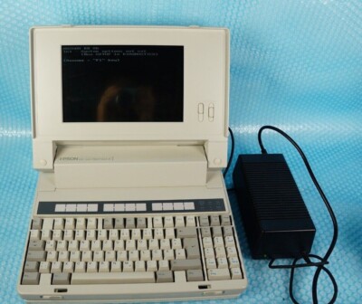 Rare Vintage Epson Pc AX Portable notebook from 1989 | eBay