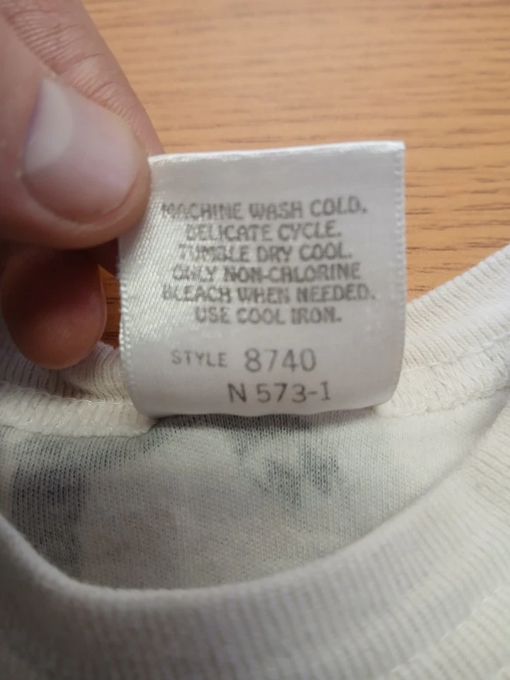 ВИНТАЖНЫЙ НАБОР ДЛИННЫХ ВИХРЕЙ 1994 POWERRANGERS СДЕЛАНО В США! Размер 4 100% хлопок - Изображение 4 из 4