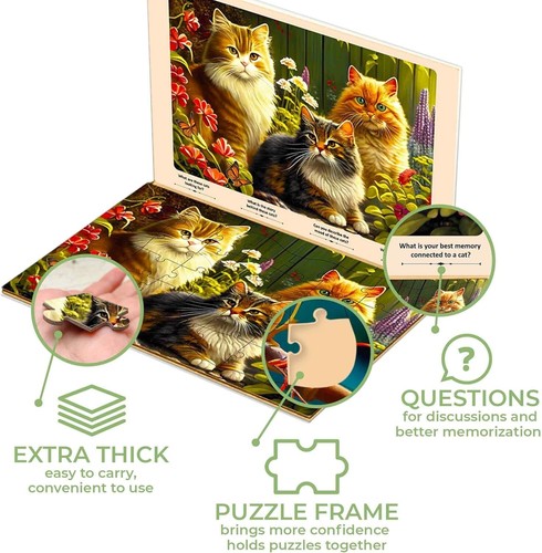 Portable 35 Piece Puzzles for Adults - Boost Cognitive Function for Seniors - Picture 5 of 10