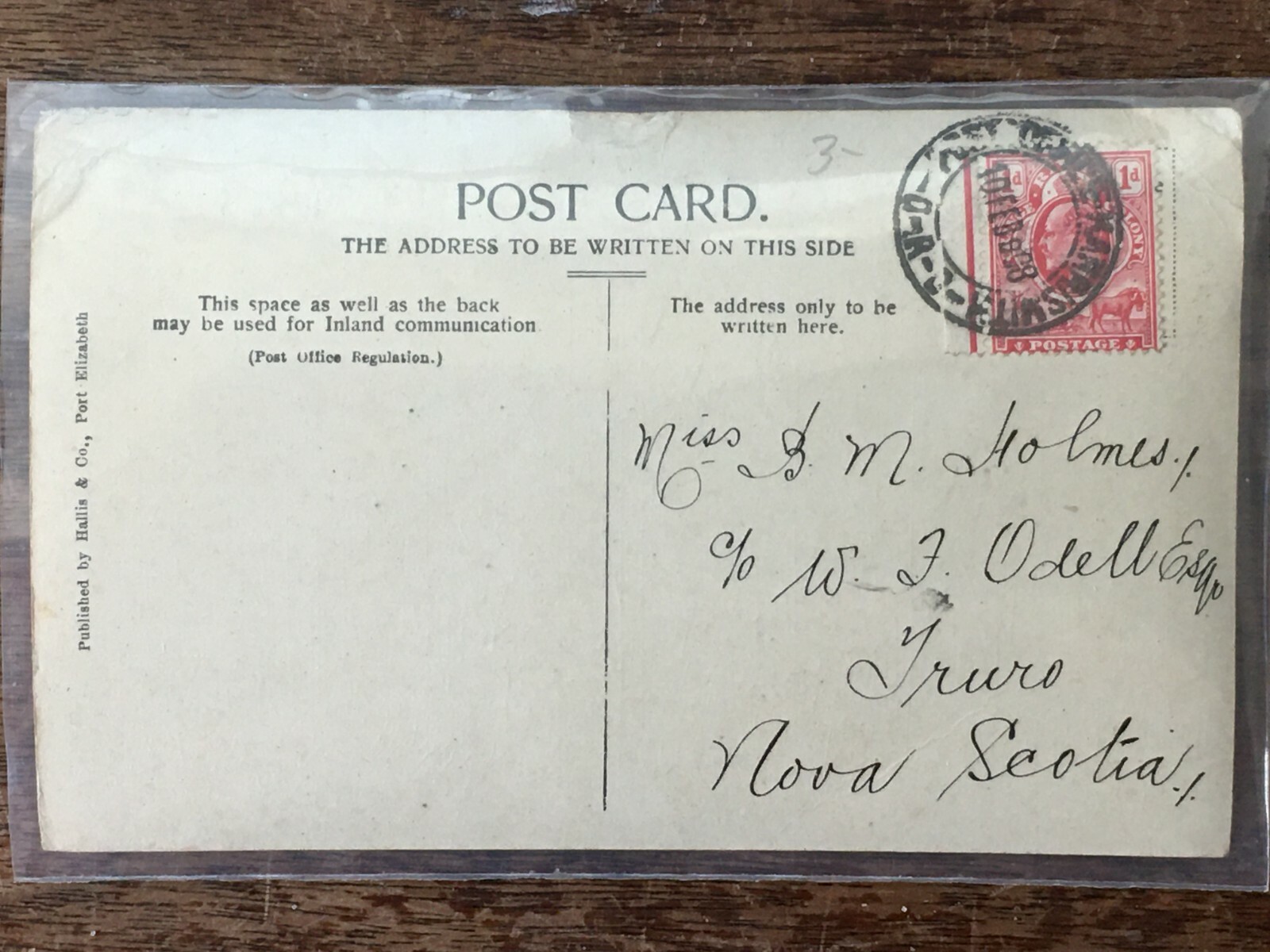 RHODESIA, 1906 Vintage POSTCARD, RAINBOW FALLS, VICTORIA FALLS Main