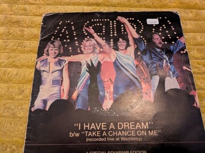 ABBA-I HAVE A DREAM/TAKE A CHANCE ON ME EPC8088(1979) VG/VG SOUVENIR EDITION 7''