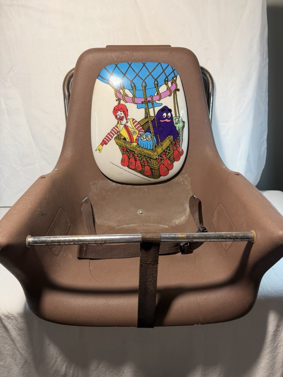 Vintage 1986 McDonald's Restaurant Children's Highchair USA Rare