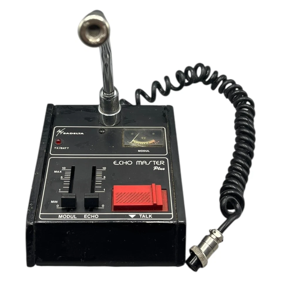 Sadelta Echo Master Plus Classic Standmikrofon CB AFU Verstärkermikrofon Mikro - Bild 2 von 4