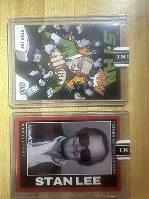 SDCC Exclusive Panini Stan Lee Cards  Stan Smash  And  Excelsior  Seal Intact