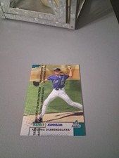 Randy Johnson Baseball Card-Topps Finest #18-1999