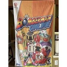 Bomberman Online 5ft Flag Sega Dreamcast 2001 Banner Poster