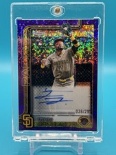 2025 Topps Chrome Update Purple Speckle Refractor Tirso Ornelas Auto RC /299