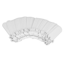100pcs Perfume Test Strips Floral Print White Essential Oils Test Paper For ECA