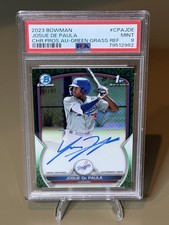 2023 Bowman - Chrome Prospect Auto Josue De Paula #CPA-JDE Green Grass /99
