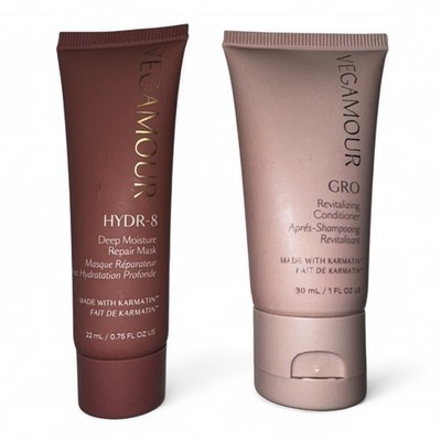 Vegamour HYDR-8 Deep Moisture Repair Mask + GRO Revitalizing Conditioner Holiday