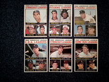 1964 Topps Koufax Ford Spahn Drysdale Killebrew Marichal HOF Baseball Lot 6 Nice