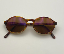 Vintage Revo 969 Sunglasses Tortoise Zyl Pink Mirror USA 90s Oval
