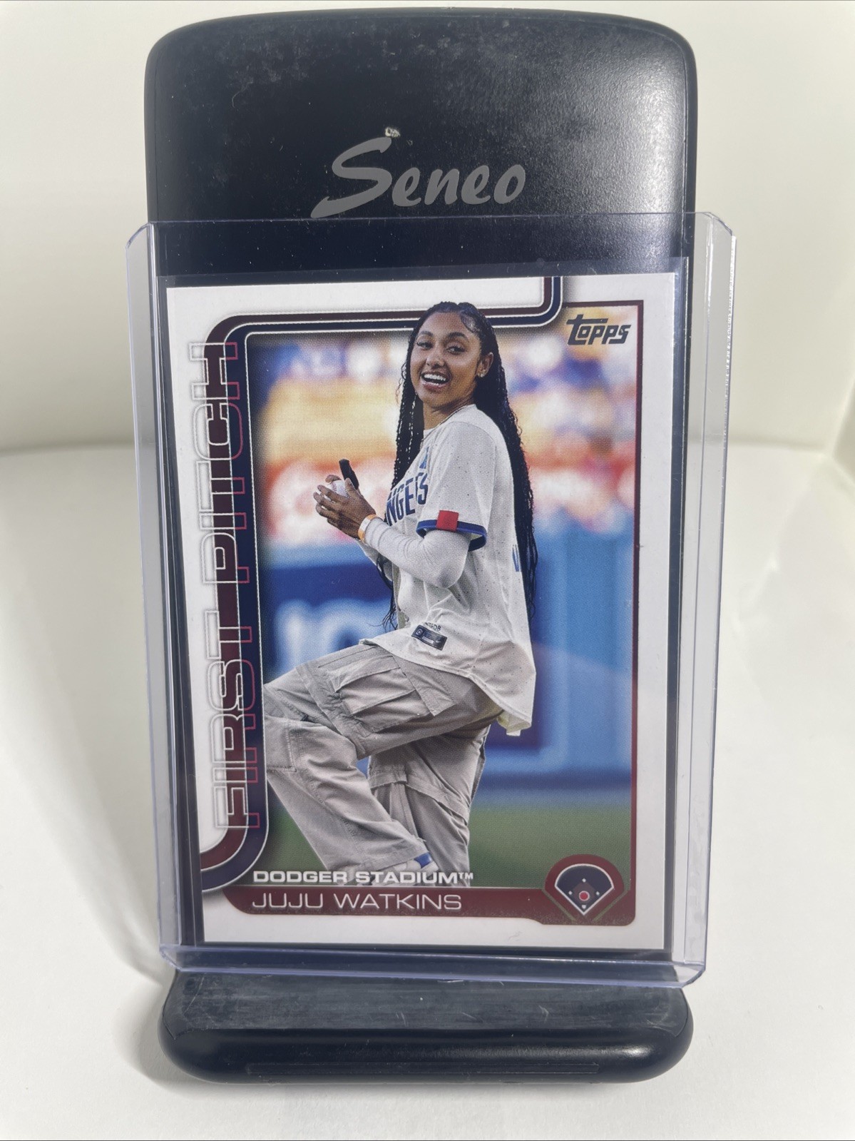 2025 Topps Series 1 Juju Watkins USC First Pitch Baseball Card Rookie
