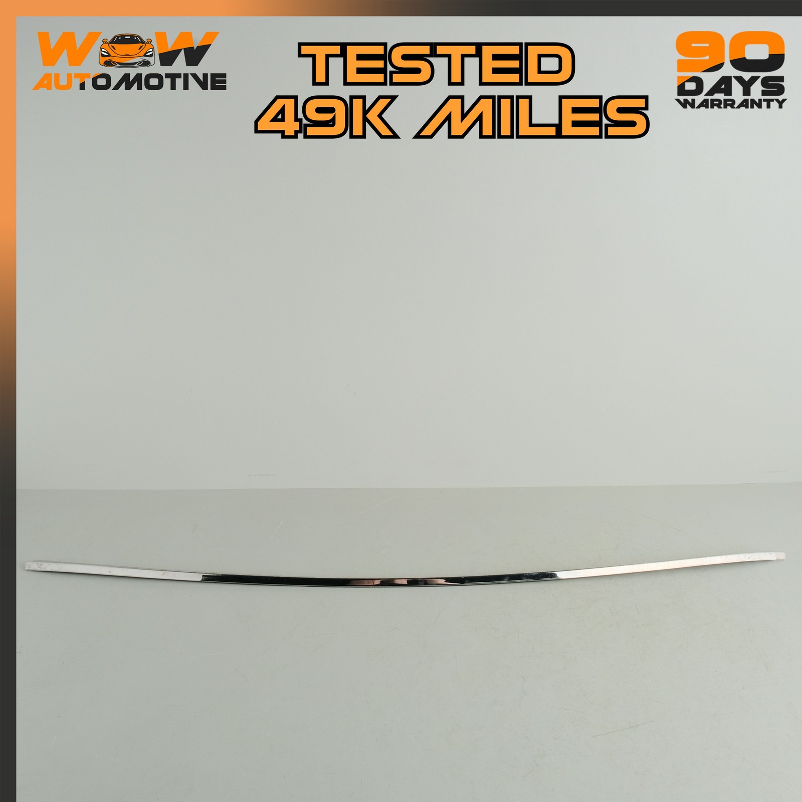 Bentley Continental GT Speed 2007-2011 Front Upper Molding Silver