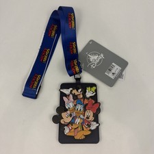 2025 Disney Mickey  Friends Lanyard with ID / Card Holder   New With Tags