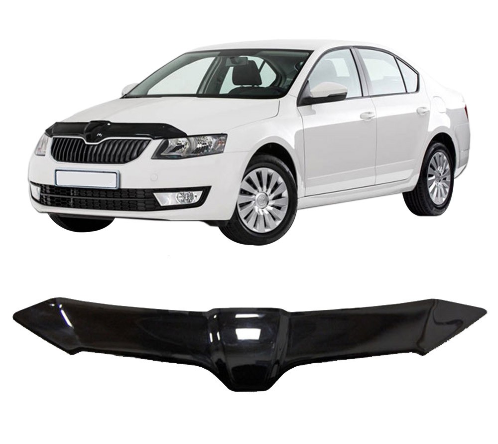 Bra capot Skoda Octavia 3 voyage autoroute protection déflecteur insectes cailloux