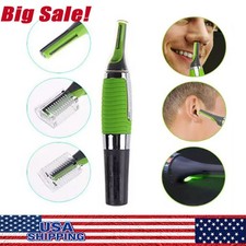 Hot Men Nose Ear Face Neck Eyebrow Hair Mustache Beard Trimmer Shaver Clipper