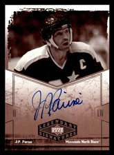 2004-05 UD Legendary Signatures J.P. Parise Auto Autograph JX4136