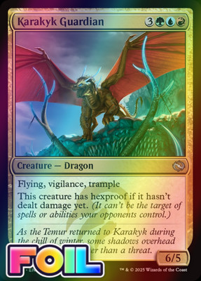 x1 Karakyk Guardian TDM Tarkir Dragonstorm MTG 198 Foil Uncommon M/NM 1x