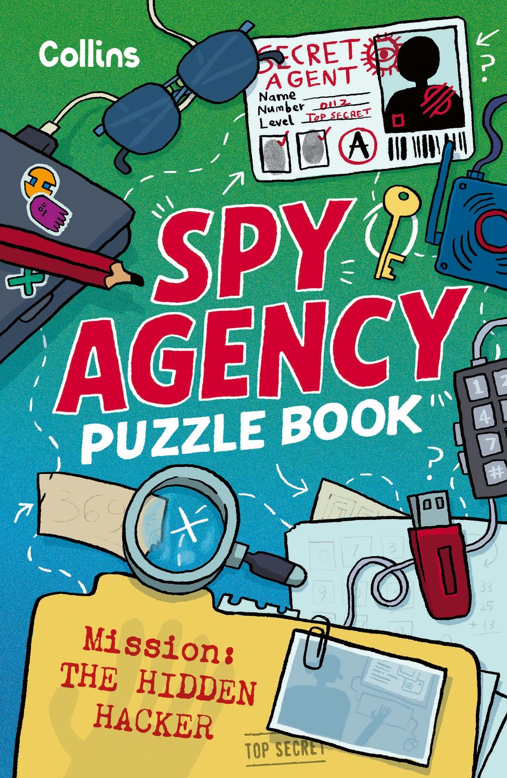 Spy Agency Puzzle Book – The Hidden Hacker: Solve puzzles, crack