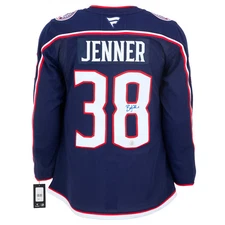 Boone Jenner Autographed Columbus Blue Jackets Fanatics Premium Jersey