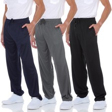 3 Pack: Mens Athletic Pants with Pockets, Mens Sweatpants, Men's Lightweight ...