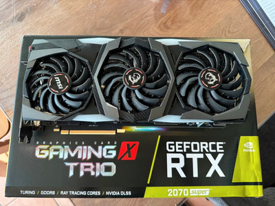 MSI GeForce RTX 2070 SUPER GAMING X TRIO 8 GB mit OVP