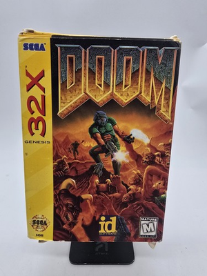 #ad Doom Sega Genesis 32X CIB Complete Cib Tested Working Retro Rare Vintage $32.99