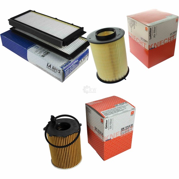 Mahle / Knecht Innenraumfilter LA 501/S Luftfilter LX 1780/3 ÖLfilter OX 171/2D-image