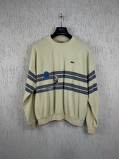 Chemise Lacoste Vintage Jumper Mens Size 5 Large Tennis Embroidered Crew Neck