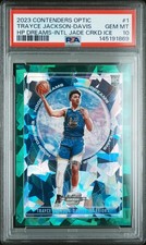 2023 Contenders Optic Hoop Dreams #1 Trayce Jackson-Davis Jade Ice /5 PSA 10