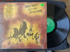 High Times All-Star Explosion 1985 Alligator Records Roots Reggae Vinyl