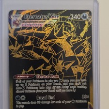POKEMON TCG ETERNATUS VMAX SV122/SV122 SWSH SHINING FATES SECRET RARE!! on eBay