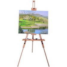 Artisan Handcrafted Beech Tripod Easel - Perfect for Studios Outdoors