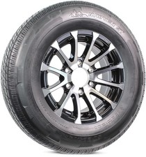 eCustomrim Radial Trailer Tire On Rim ST225/75R15 Load Range D 6 Lug Aluminum...