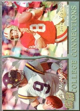 Steve Young/Jim McMahon Card 1993 Pro Set College Connections #CC7 