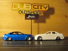HO 1:64 Metal Body Slot Car Custom Metal Body 2 Slotcars 2 SLOT CARS Jada CADI
