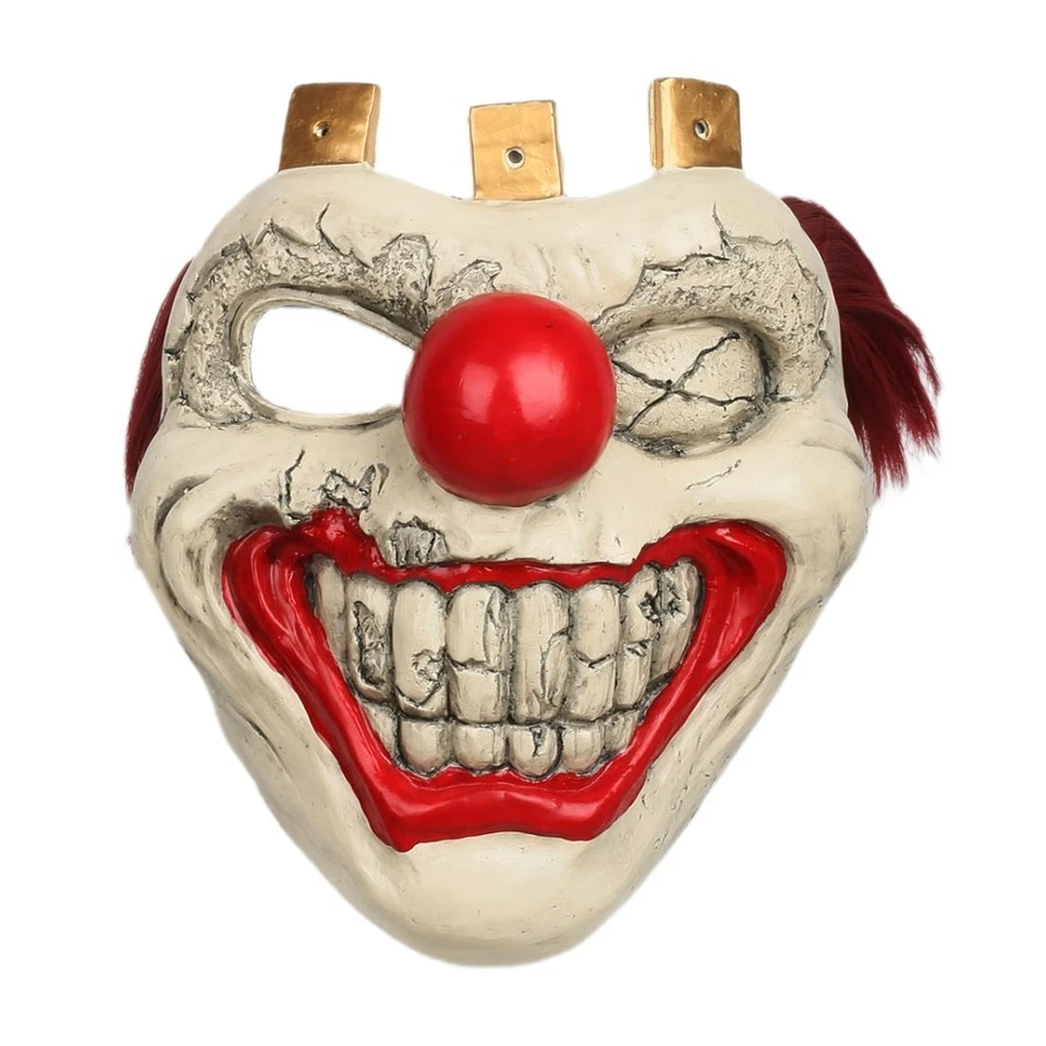Twisted Metal Sweet Tooth Cosplay Mask Resin Killer Clown Cosplay Mask Halloween - Image 4 of 4
