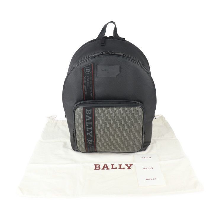 BALLY Authentic Backpack Daypack Designer Leather… - image 10
