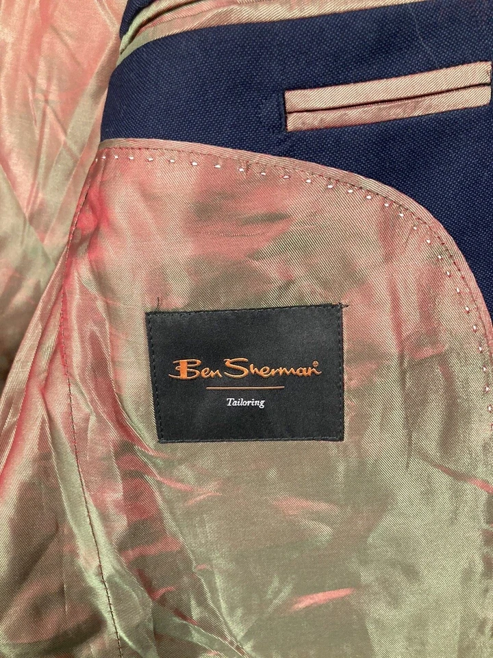 BEN SHERMAN TAILORED Jacket/Blazer - Size 38R - Navy - New With Tags - Men’s - Image 2 of 4