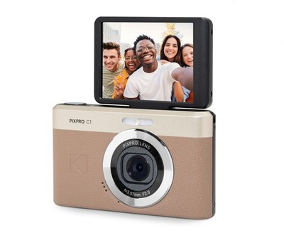 Pixpro C1 Ultrakompakte Digitalkamera 13MP BSI CMOS 4X Zoom 7.1 cm LCD