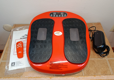 #ad Powerfit PL 1911 Power Legs Vibration Foot Massager Platform w Remote amp; Pads $57.95