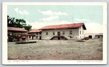 California~Sutters Fort~Carriage~Bldg~Cannons~Detroit Pub Co c1903 Postcard