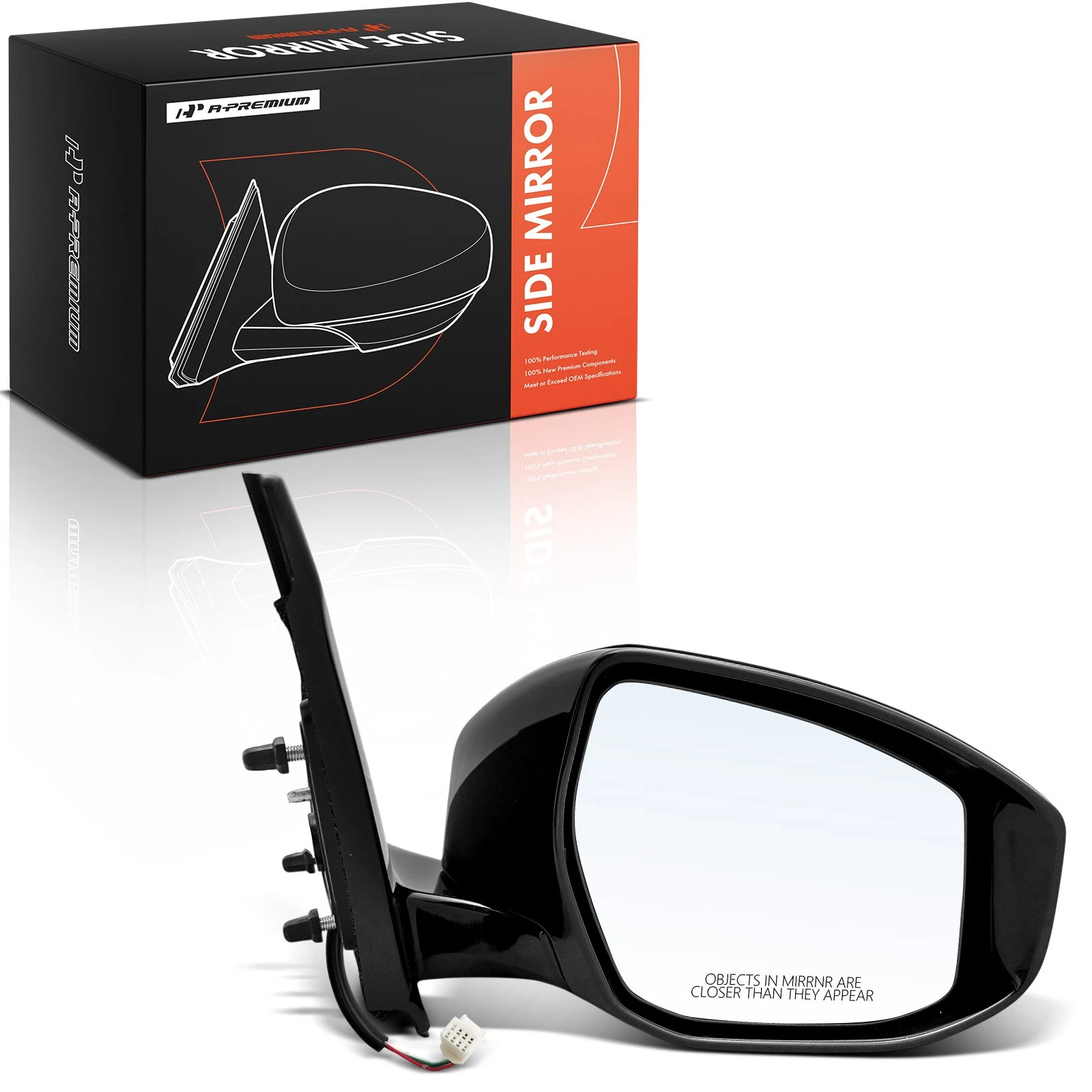 A-Premium Passenger Power Side Mirror w/ Manual Fold for Nissan Maxima 2016-2020