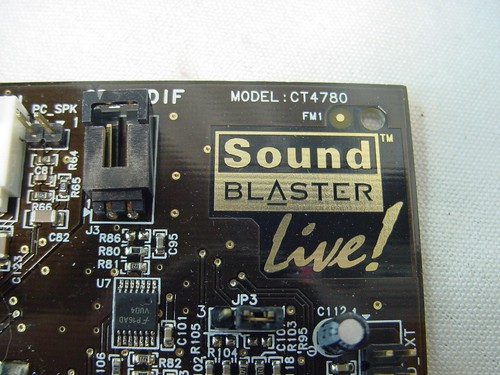 CREATIVE SOUND BLASTER LIVE! PCI AUDIO CARD CT4780 - Picture 3 of 4
