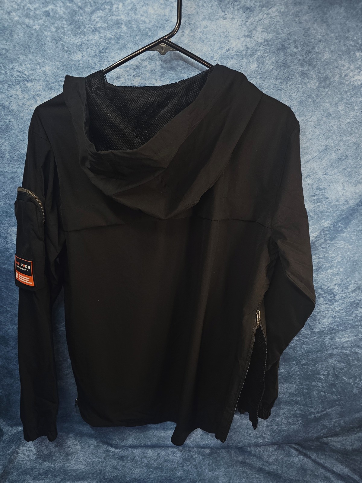 Men's Life code J03 Black pullover windbreaker S … - image 8