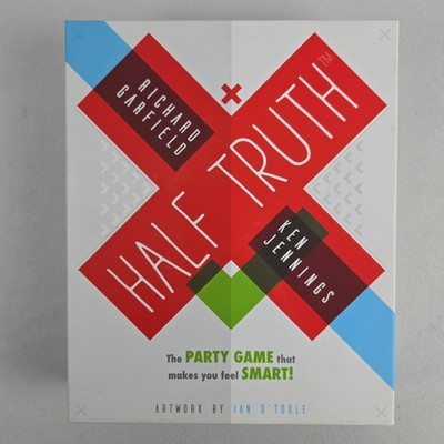 Half Truth Card Party Game By Studio 71 - 100% Complete - New In Open Box
