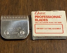 Genuine Oster Model A5 Replacement Clipper Blade No. 80 Size 10 - USA