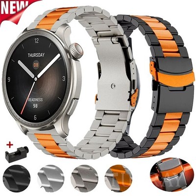 Premium Titan Armband Uhrenarmband für Samsung Galaxy Watch 46mm 3 45mm Gear S3