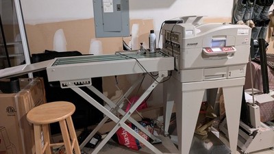 Xante Ilumina Digital Envelope Press, + high capacity feeder + output conveyor